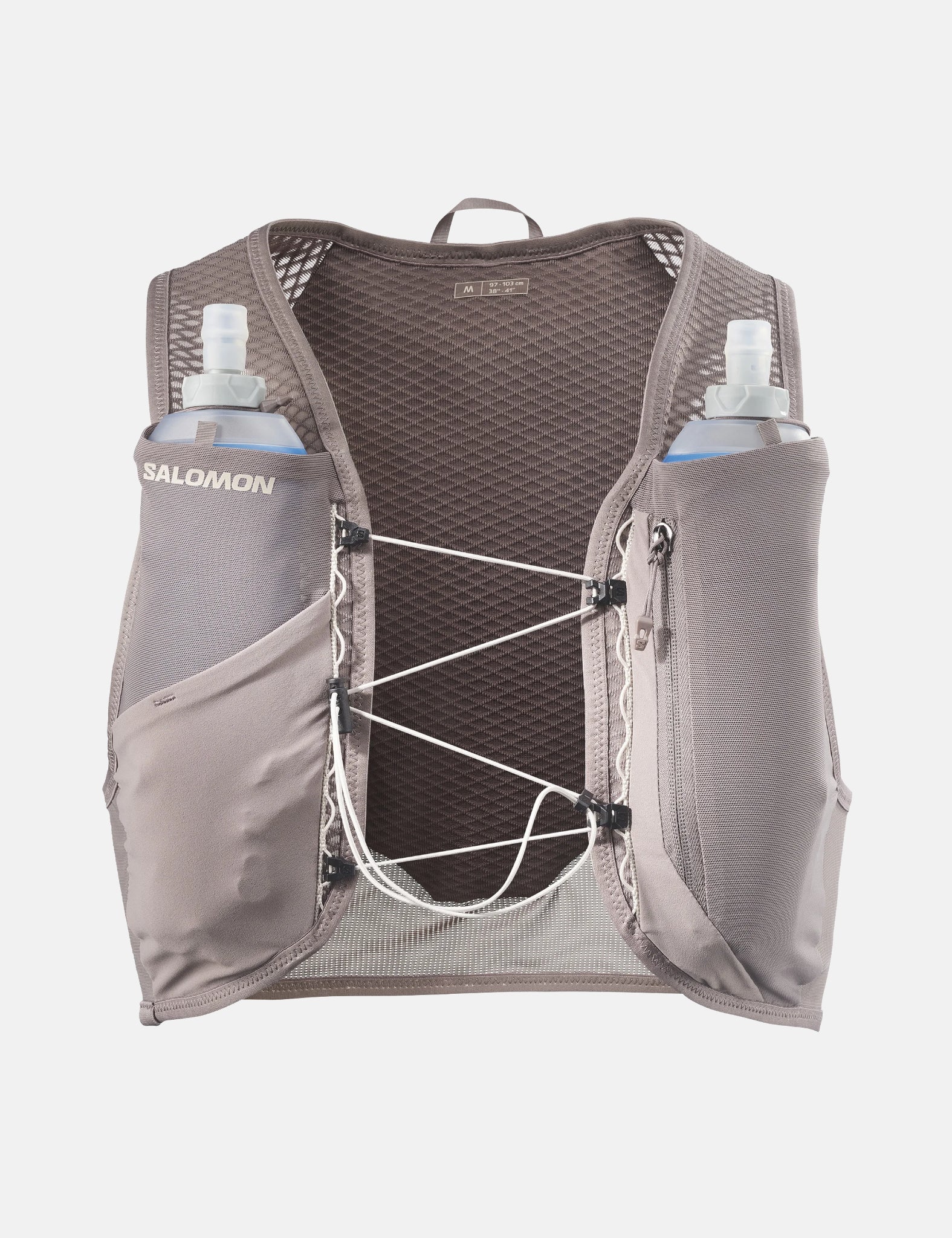Salomon GRVL Skin 4 Vest w/Flasks (Unisex) - Brown | Benchmark.