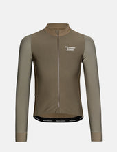 Pas Normal Studios Mechanism Thermal Long Sleeve Jersey - Earth/Dark Stone