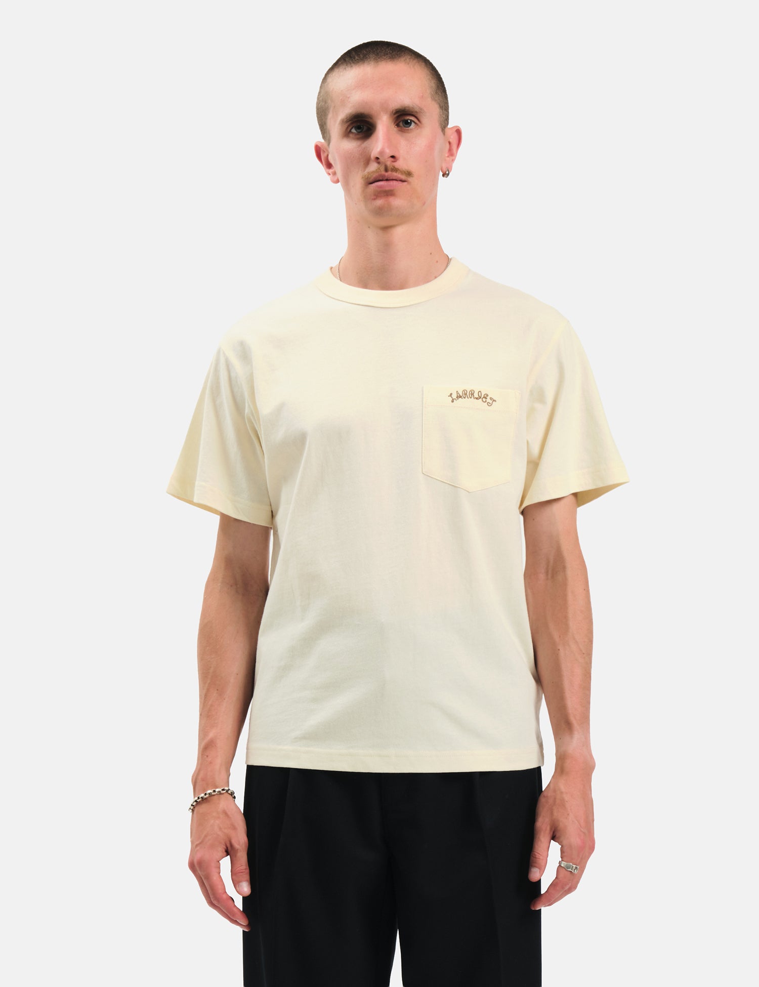 Larriet Lasso Pocket T-Shirt - Cream