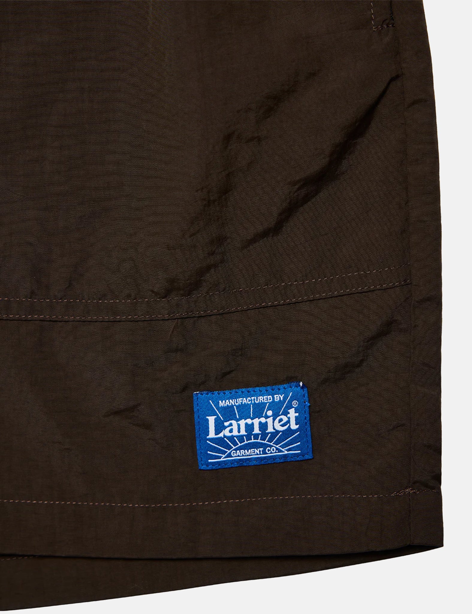 Larriet x Article Exclusive Rec Shorts (Nylon Taffeta ) - Brown