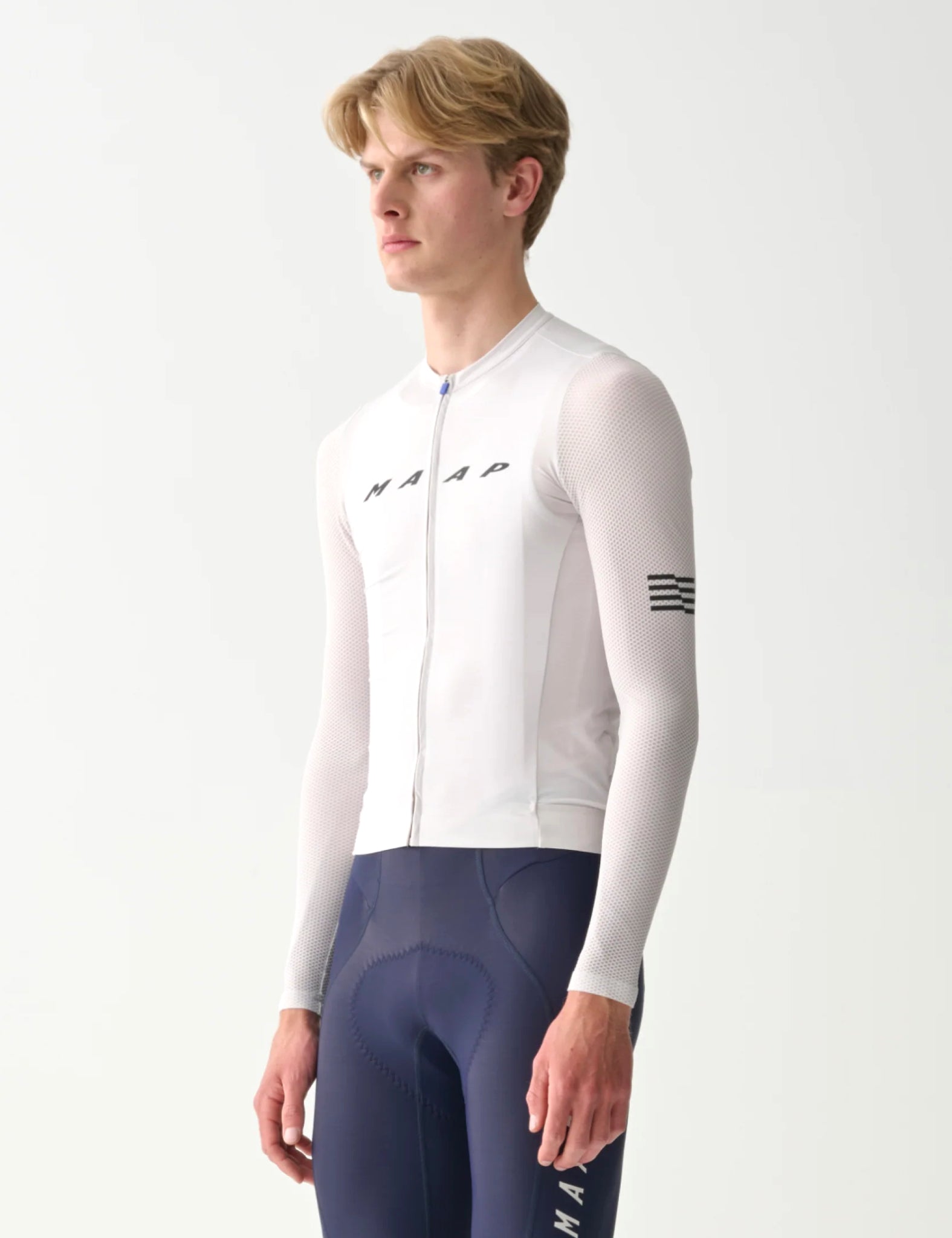 MAAP Evade Pro Long Sleeve Jersey 2.0 - Antarctica White
