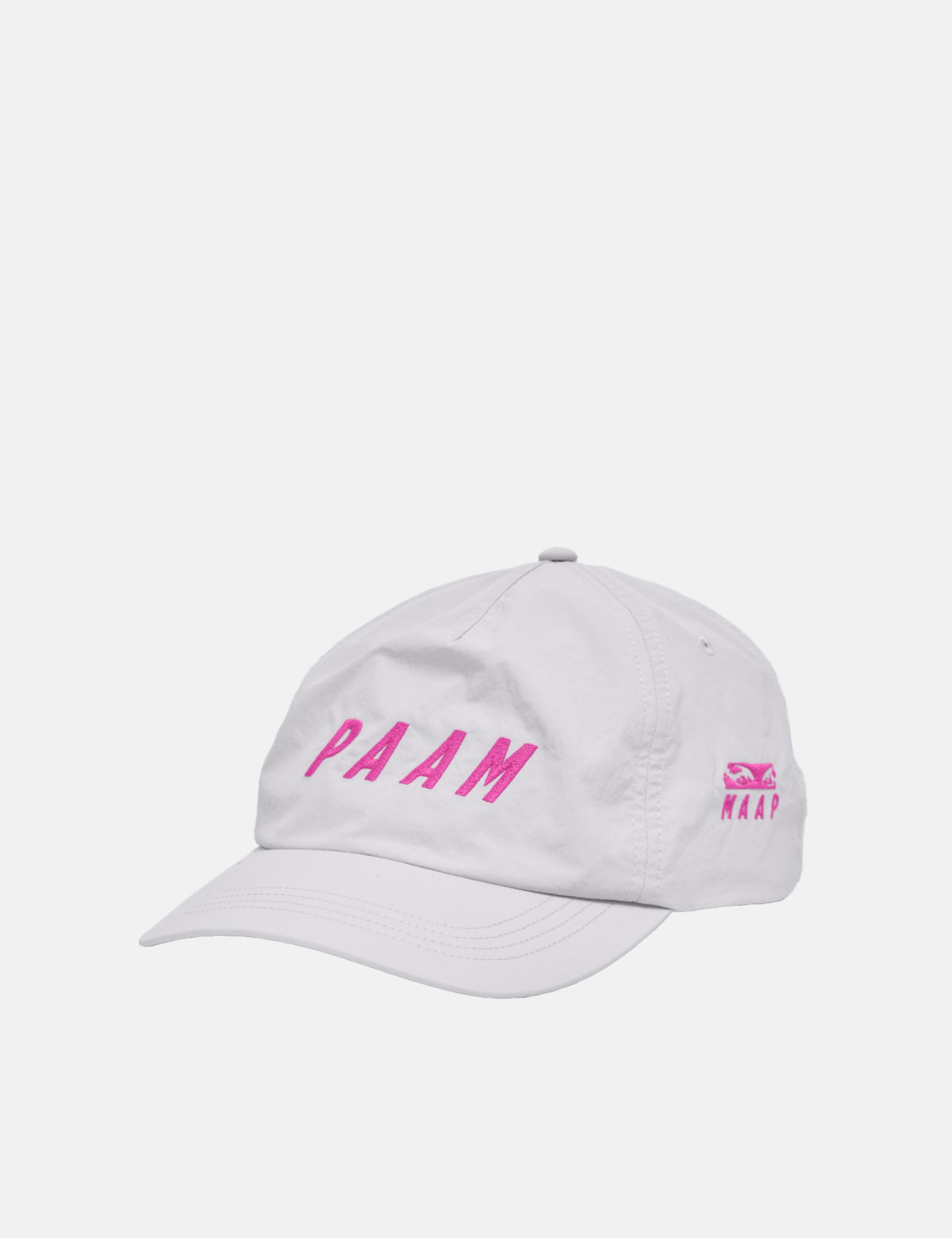 MAAP X P.A.M. 5 Panel Nylon Cap - Grey | Benchmark.