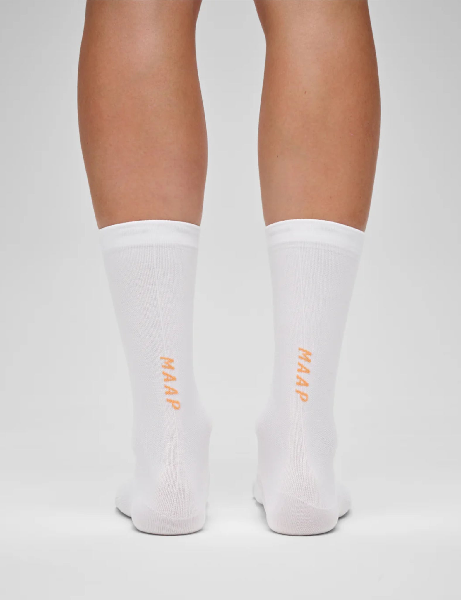 MAAP Team Socks Long - White/Orange