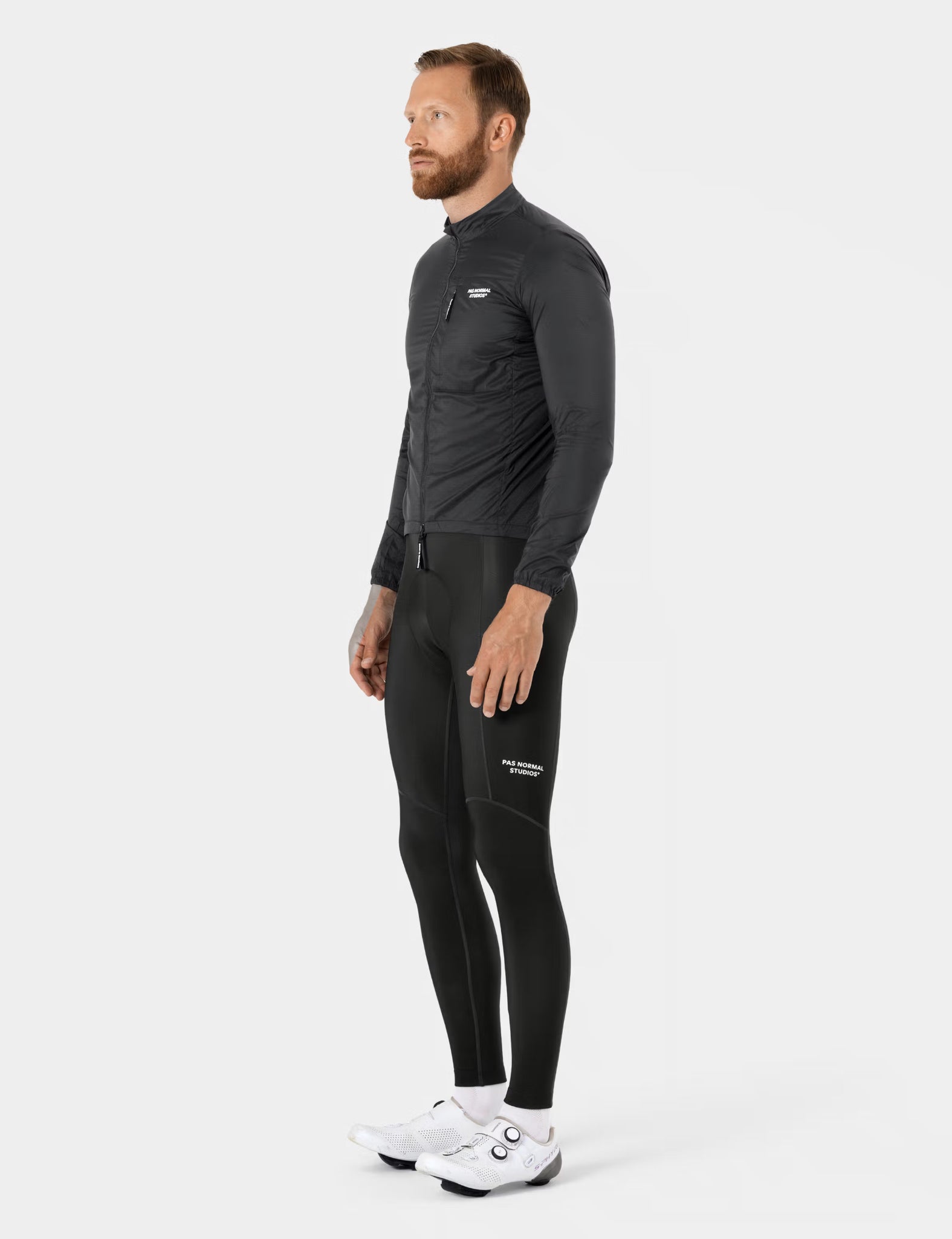 Pas Normal Studios Essential Thermal Long Bib Tights - Black