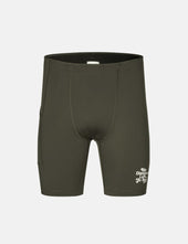 Pas Normal Studios Balance Short Tights - Dark Olive Green