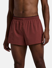 Bandit Men's Vento Next Gen 3" Split Shorts - Mahogany Brown
