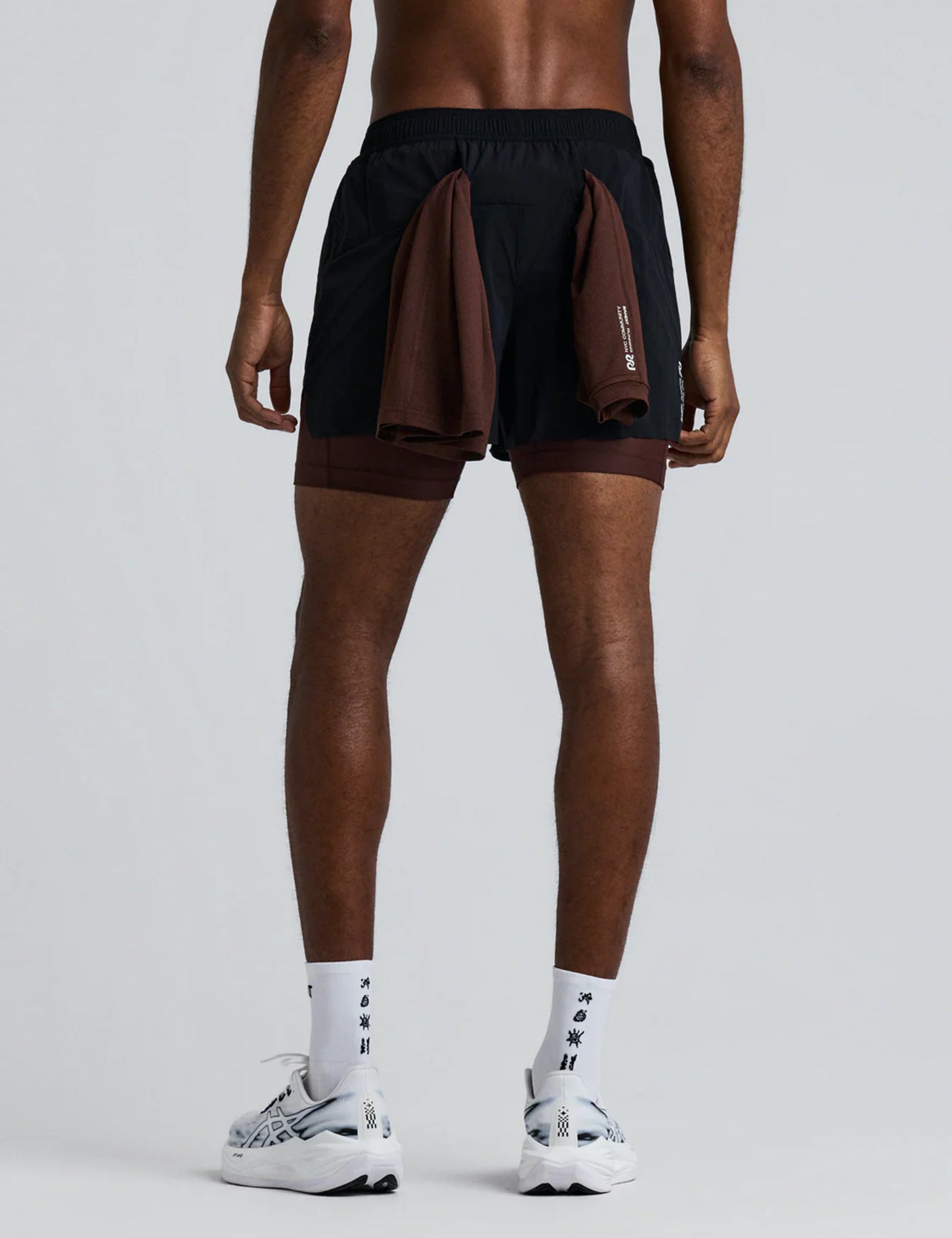 Bandit Men's Vento Next Gen 2-In-1 Run Shorts - Black