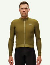Pas Normal Studios Essential Long Sleeve Jersey - Khaki Green