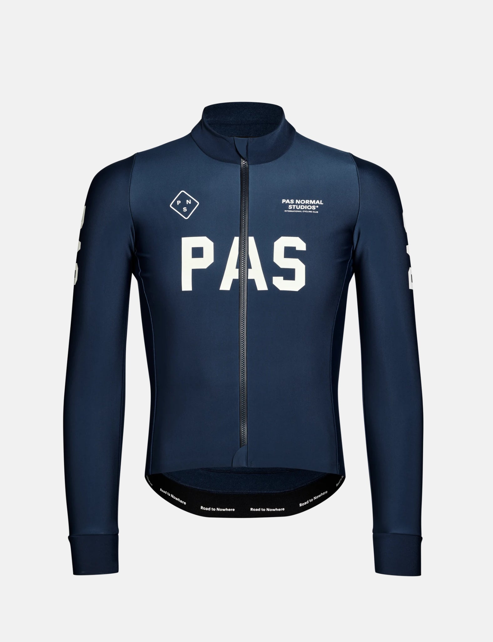 Pas Normal Studios PAS Mechanism Thermal LS Jersey - Navy | Benchmark.