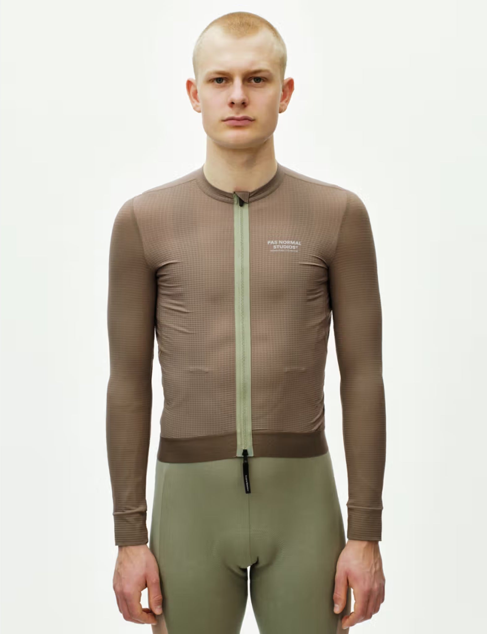 Pas Normal Studios Escapism Long Sleeve Jersey - Stone Brown