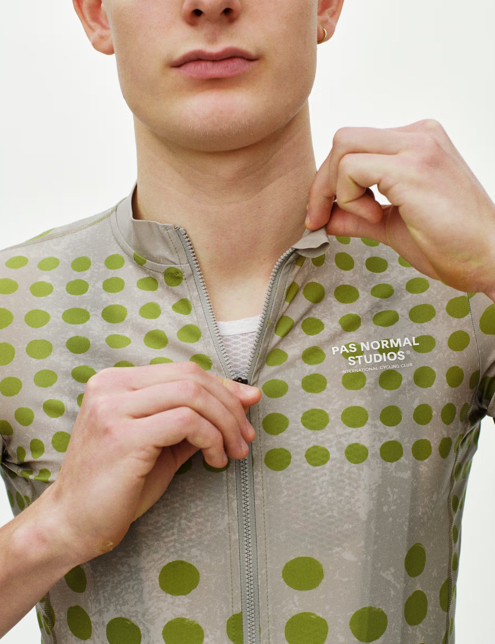 Pas Normal Studios Essential Jersey (Dot Print) - Bone