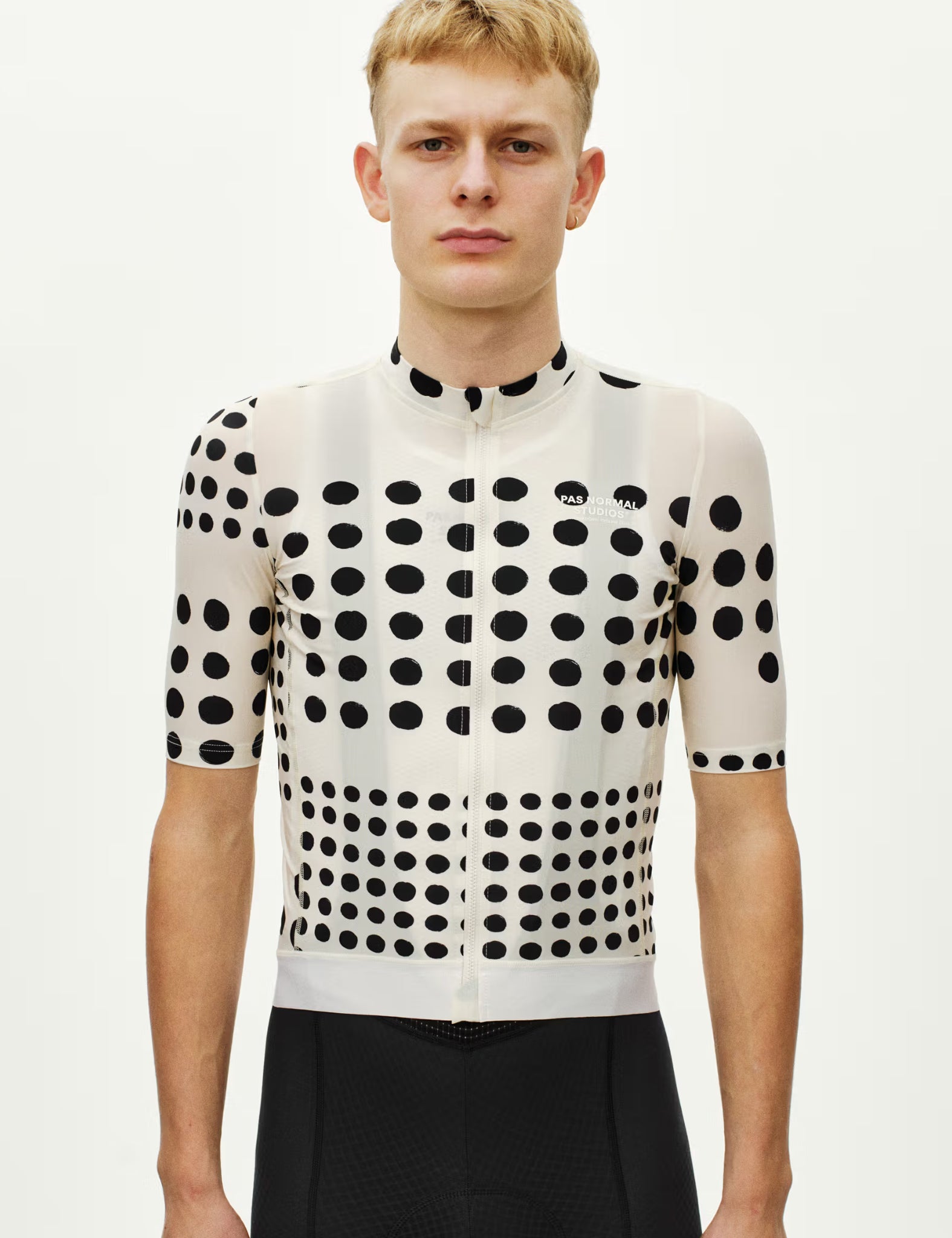Pas Normal Studios Essential Jersey (Dot Print) Off White | Benchmark.