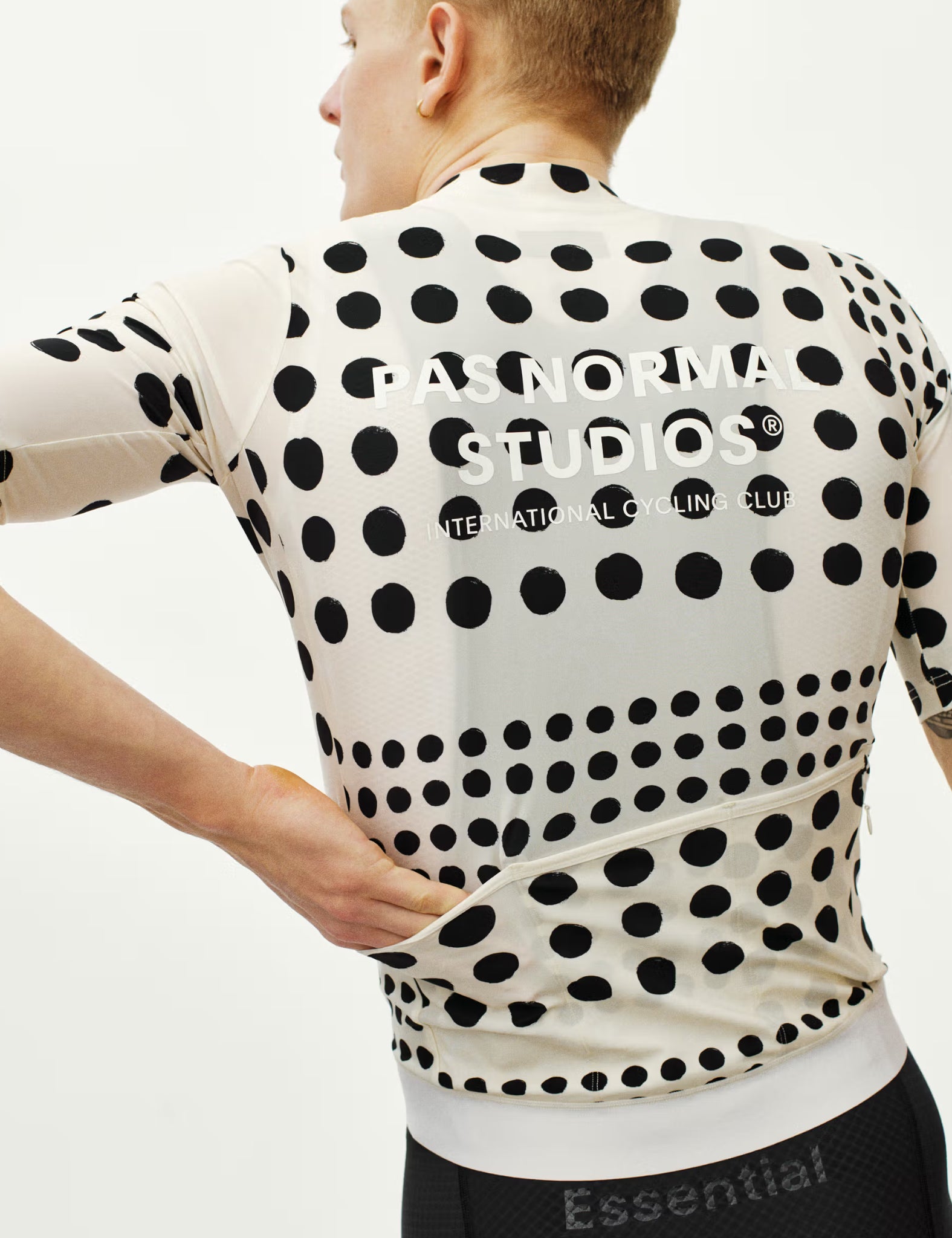 Pas Normal Studios Essential Jersey (Dot Print) - Off White