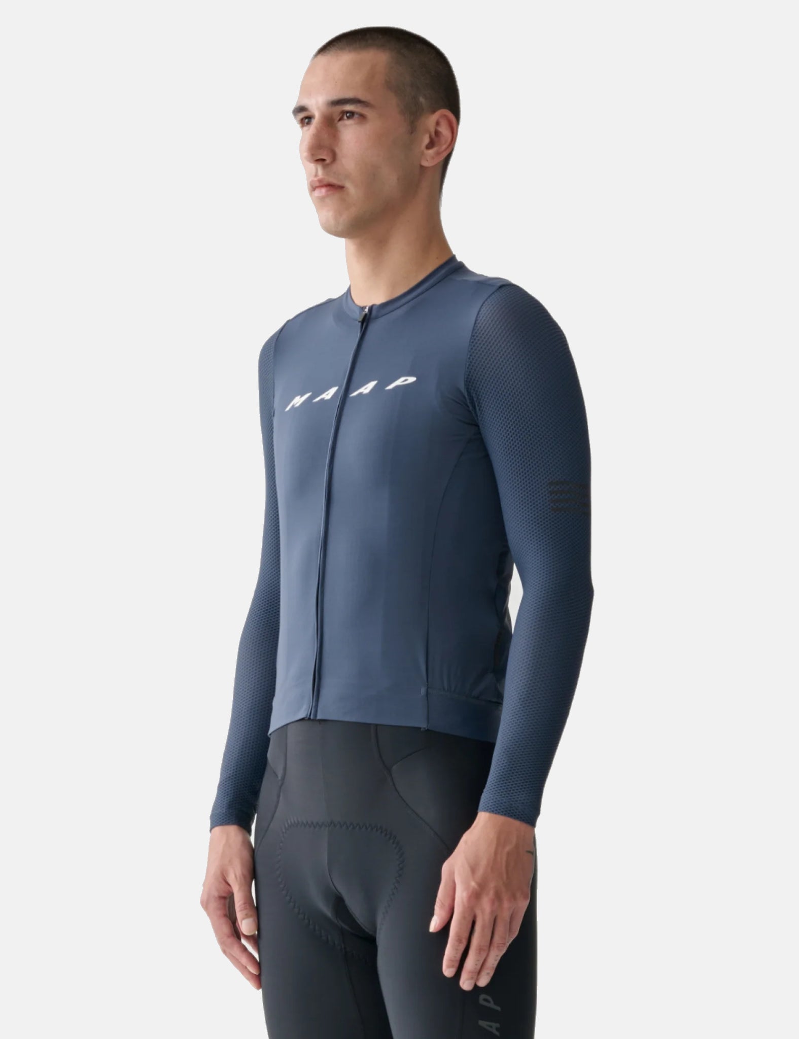 MAAP Evade Pro Base Long Sleeve Jersey 2.0 - Midnight Blue