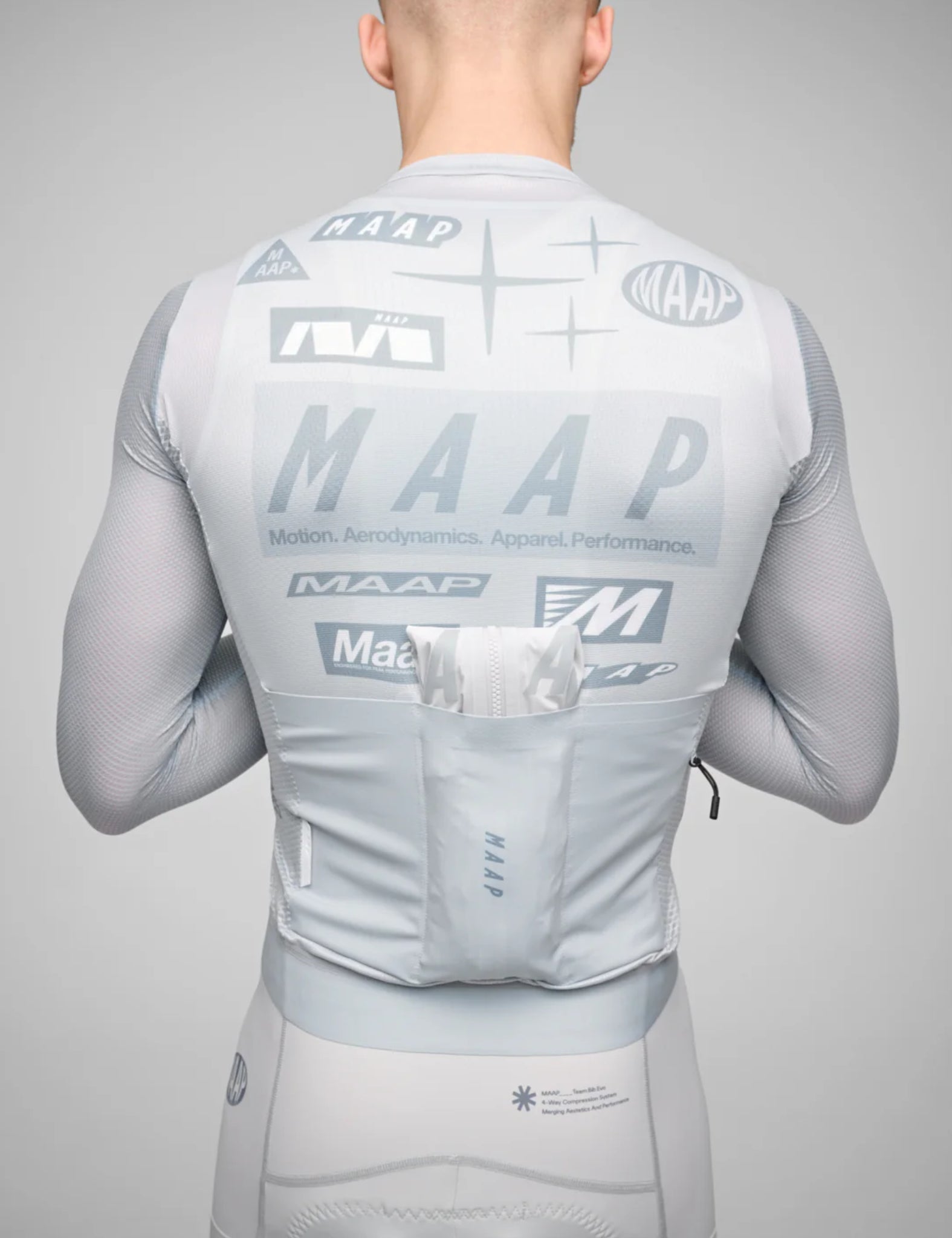 MAAP Drome Pro Air Long Sleeve Jersey 3.0 - Ice Gray
