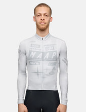 MAAP Drome Thermal Long Sleeve Jersey - Ice Gray