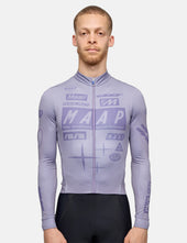MAAP Drome Thermal Long Sleeve Jersey - Silver Bullet