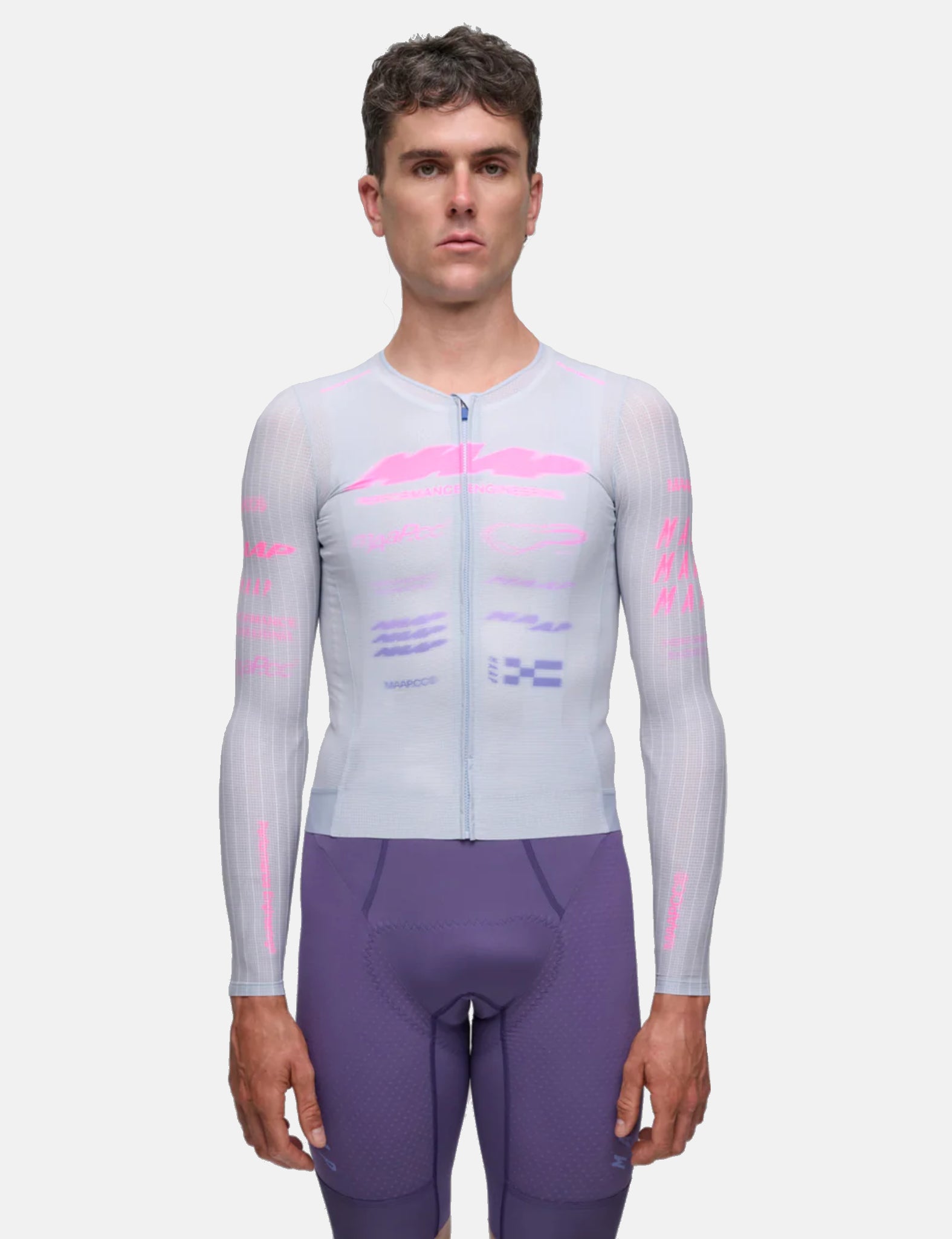MAAP Beta Pro Aero LS Jersey - Xenon Purple