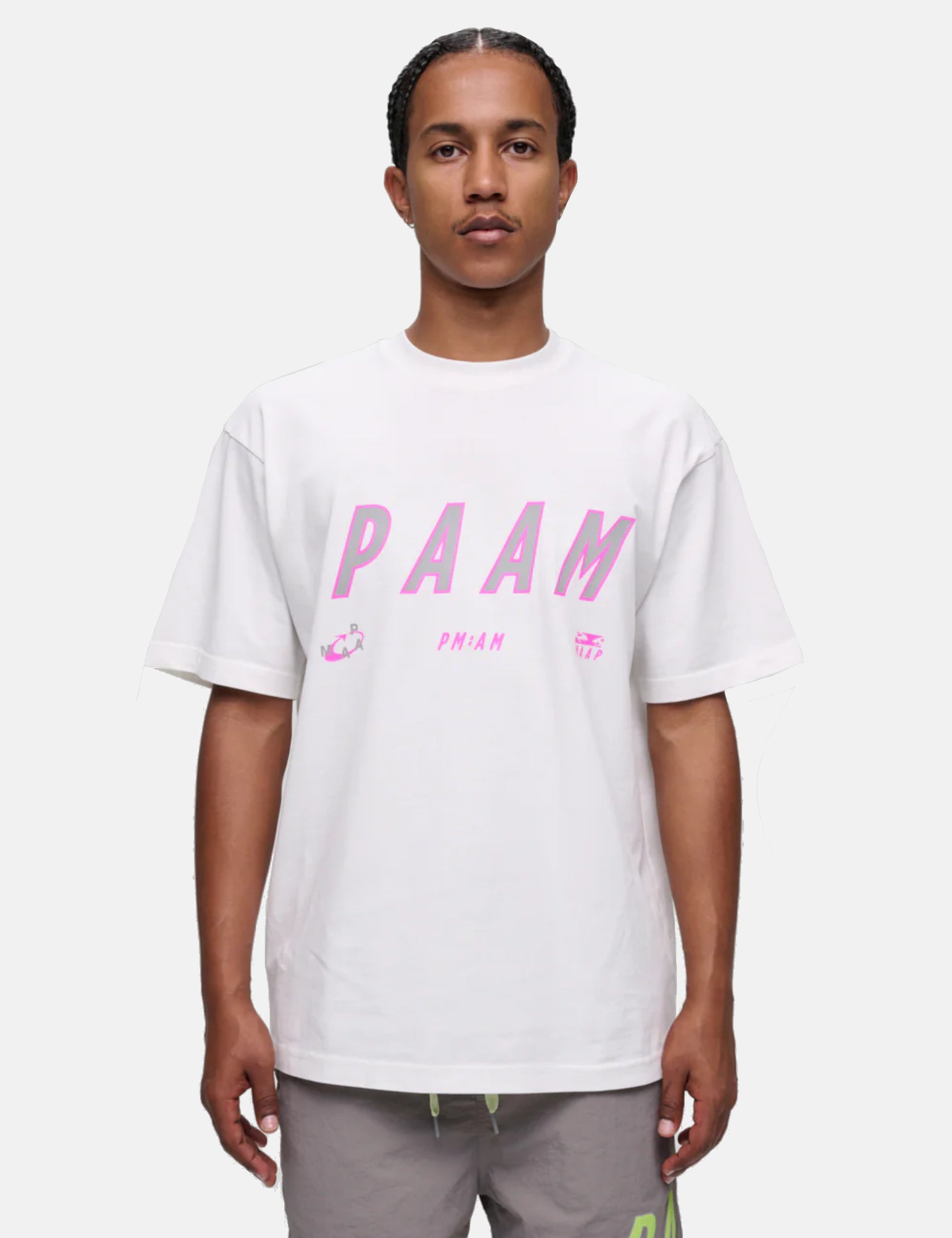 MAAP X P.A.M. T-Shirt - White/Violet Cosmos