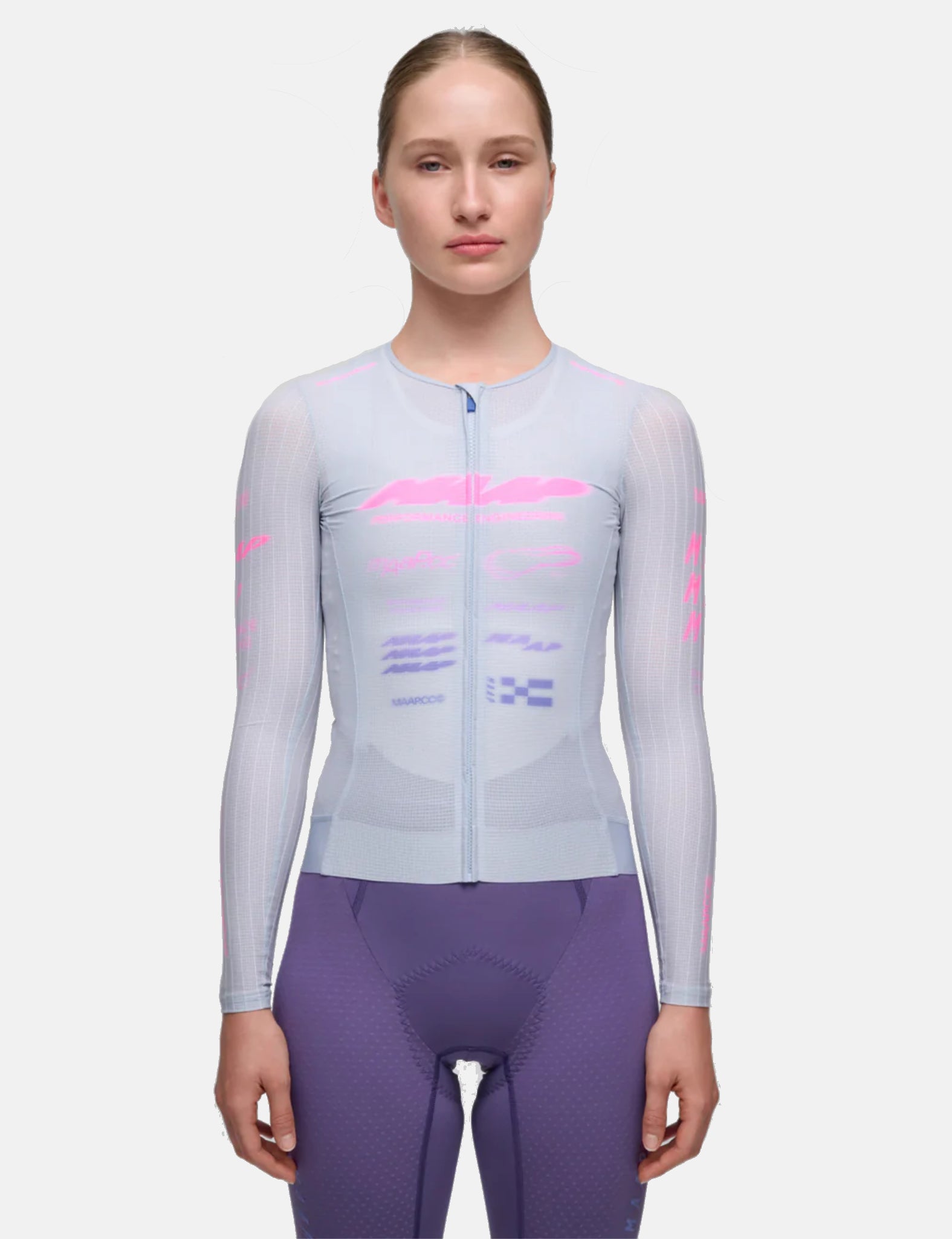 MAAP Womens Beta Pro Aero LS Jersey - Xenon Purple