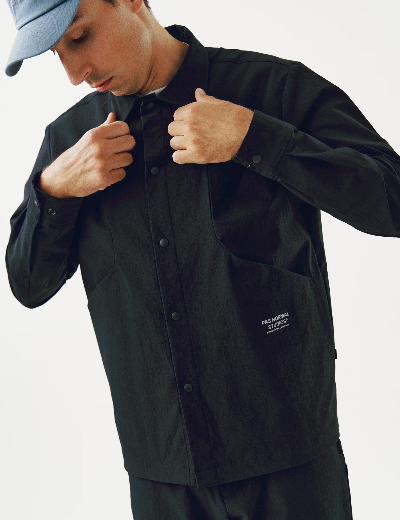 Pas Normal Studios Off-Race Tech Overshirt - Black