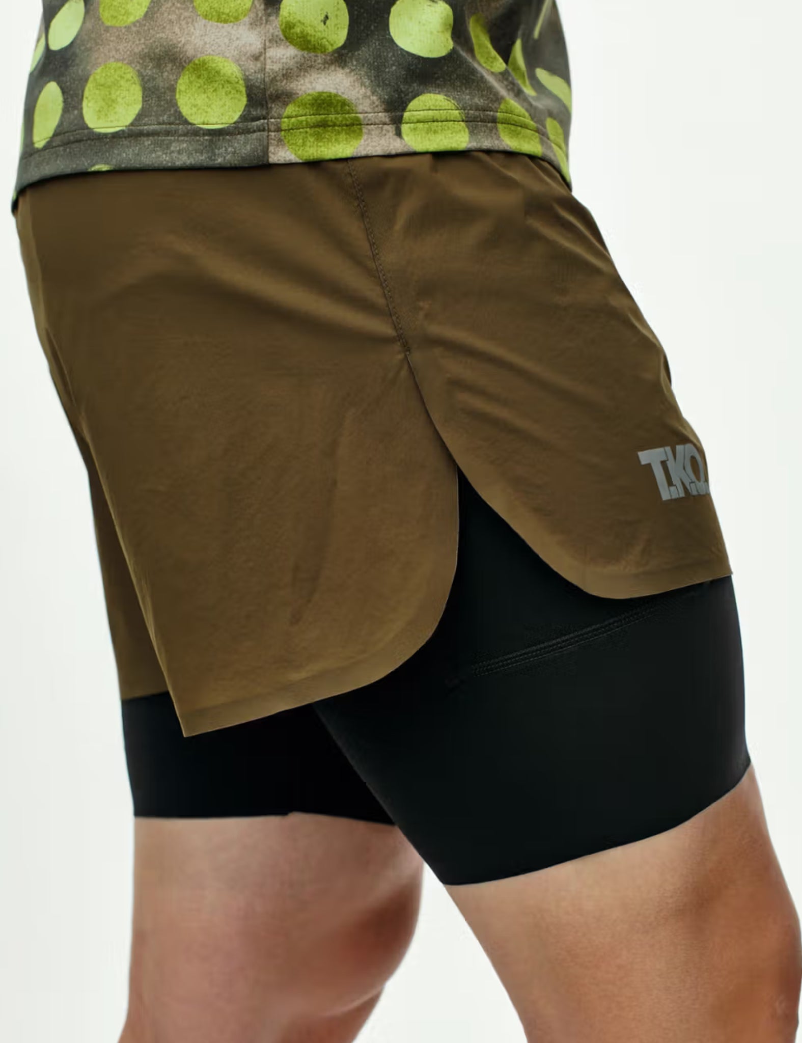 Pas Normal Studios T.K.O. Balance 2-in-1 Shorts - Dark Stone