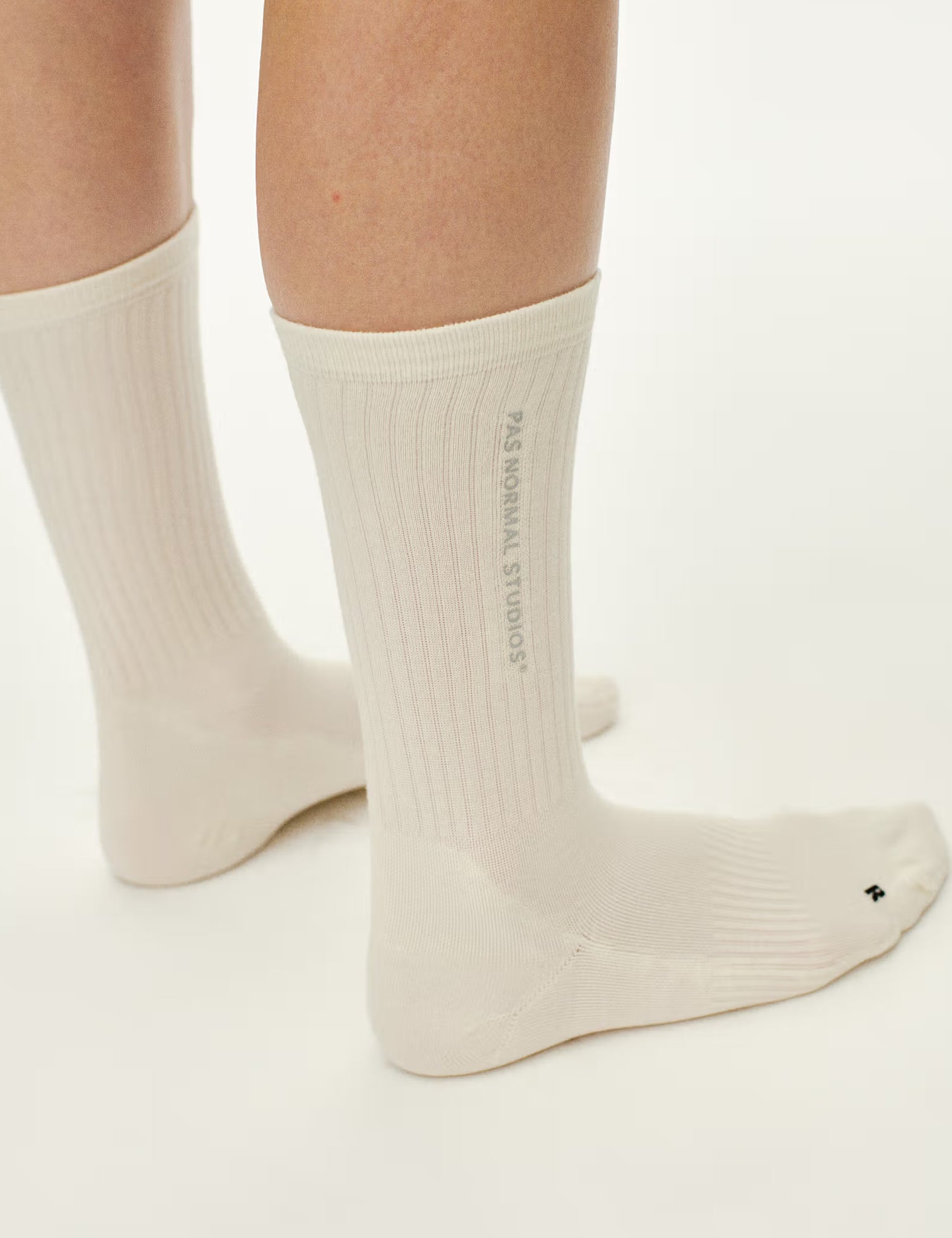 Pas Normal Studios Off-Race Socks - Off White