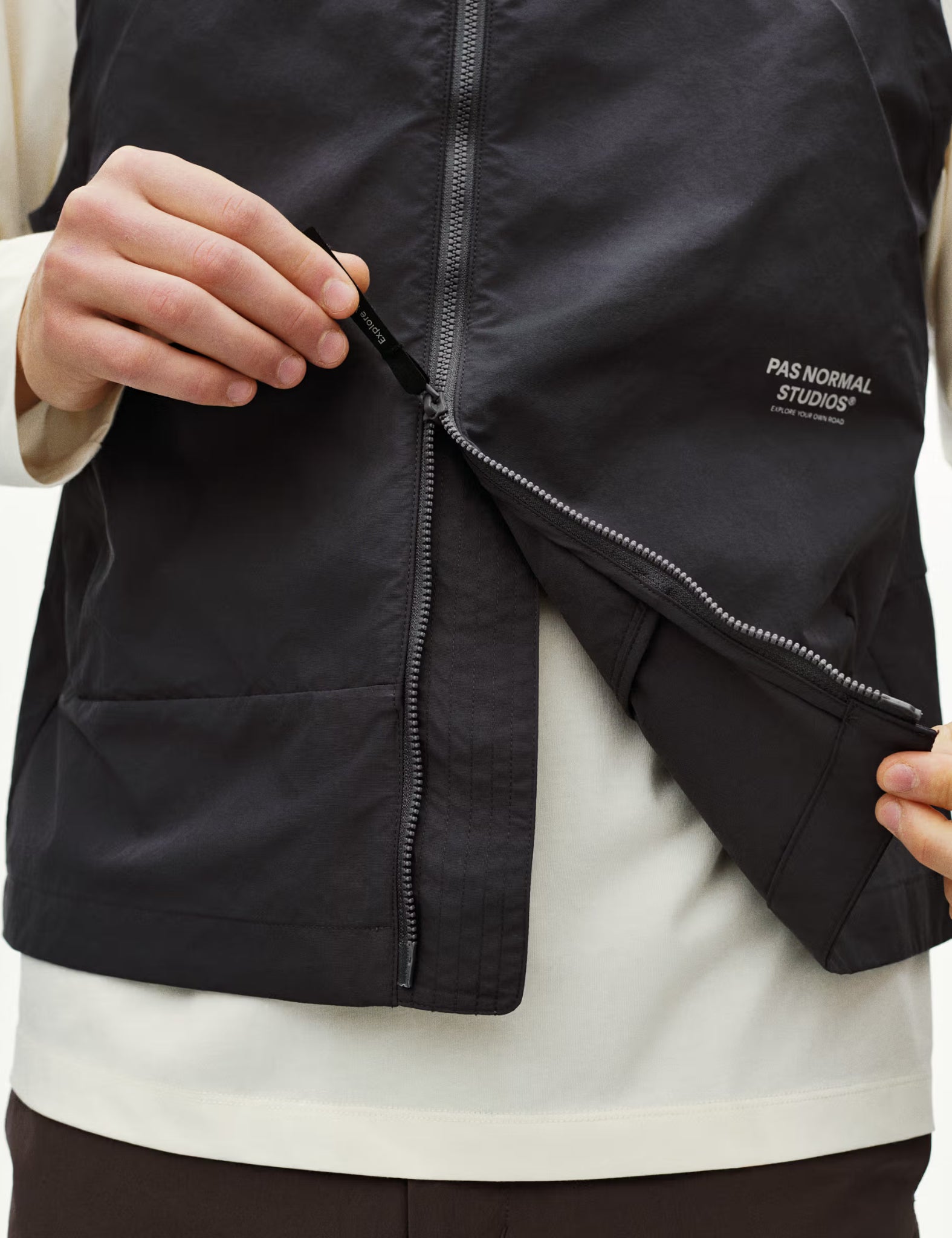 Pas Normal Studios Off-Race Utility Vest - Steel Grey