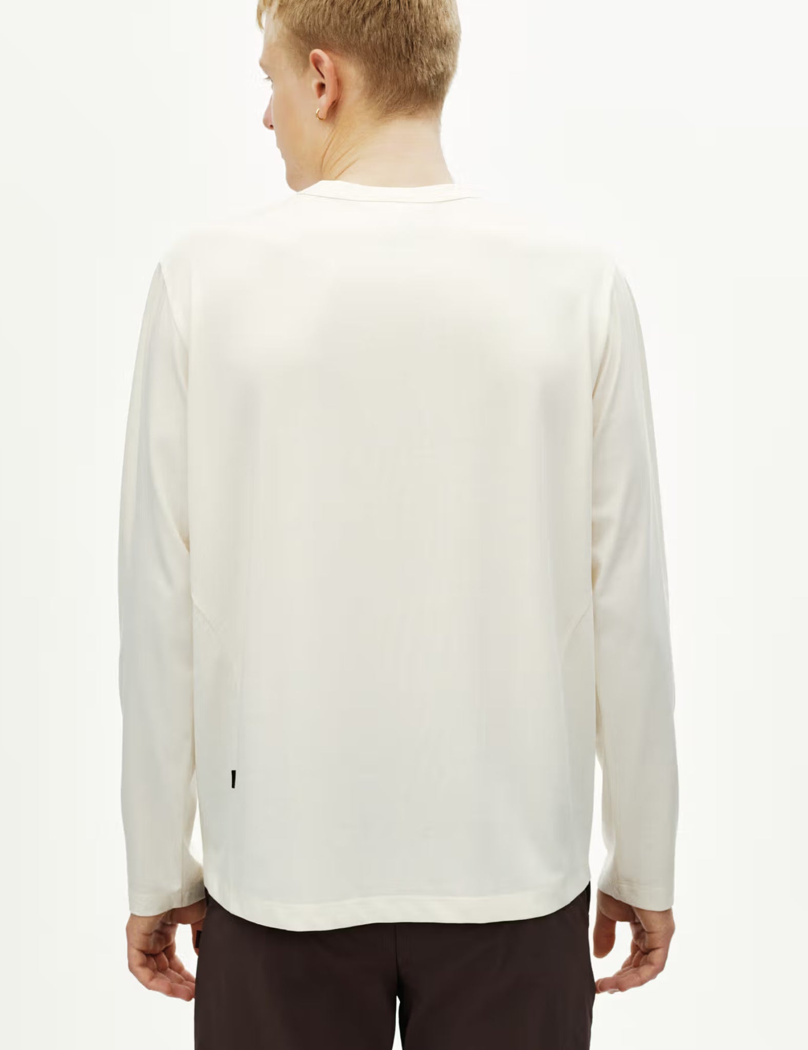 Pas Normal Studios Off-Race Long Sleeve T-Shirt (Cotton Tech) - Off White