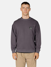 Snow Peak NSD Square Logo Sweatshirt - Charcoal Grey