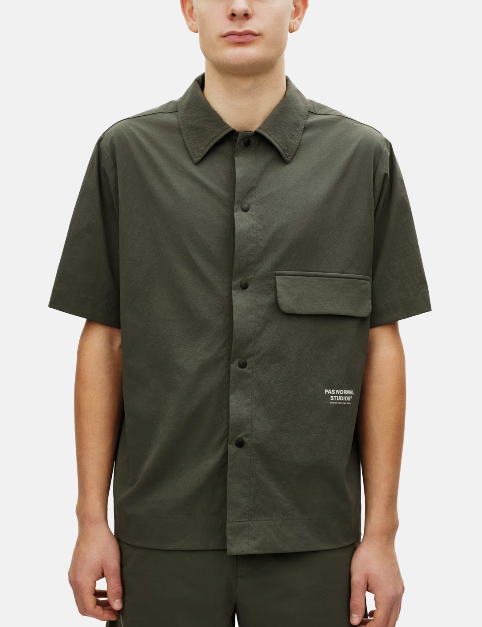 Pas Normal Studios Off-Race Light Tech Shirt - Dark Grey