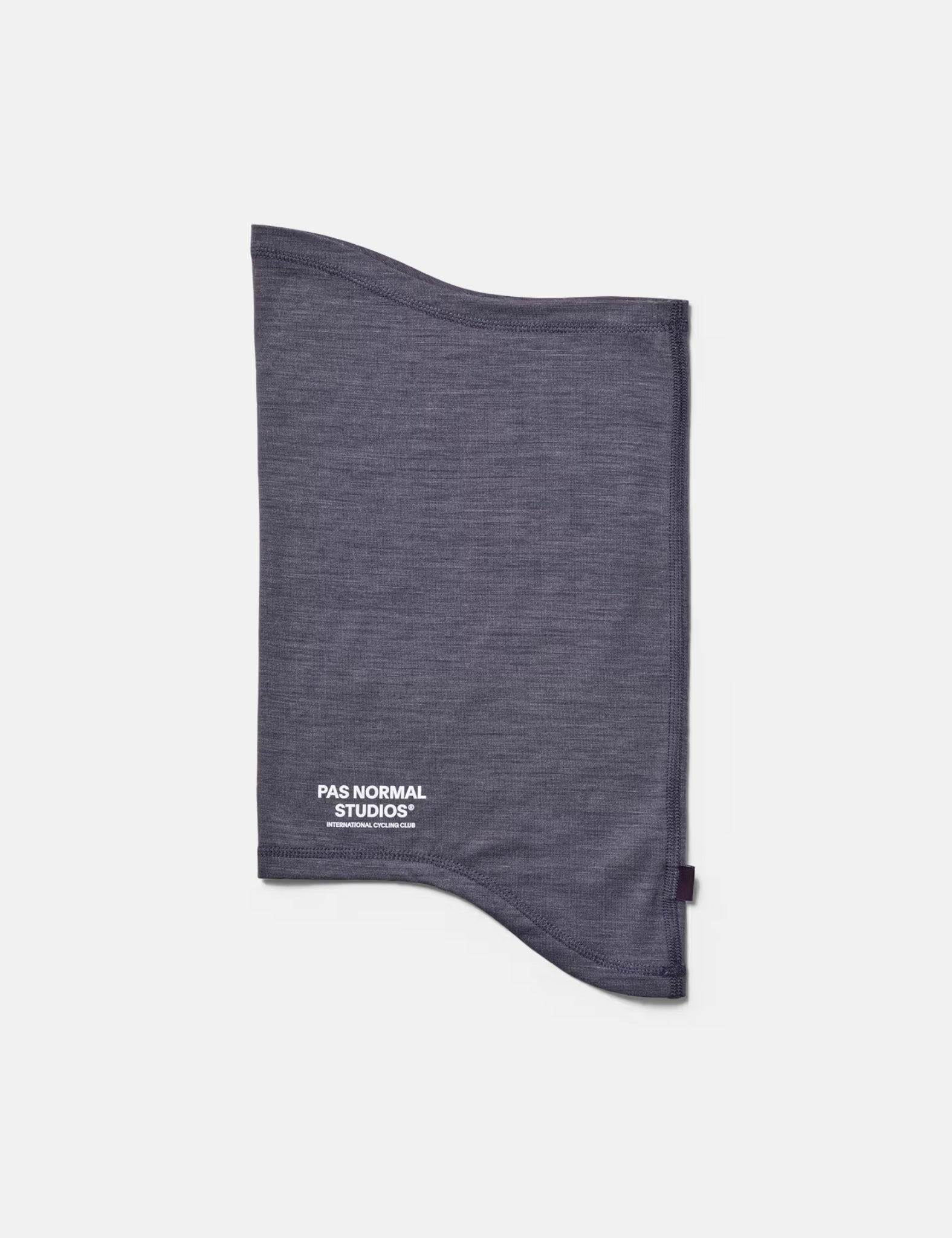 Pas Normal Studios Logo Merino Necktube - Steel Grey