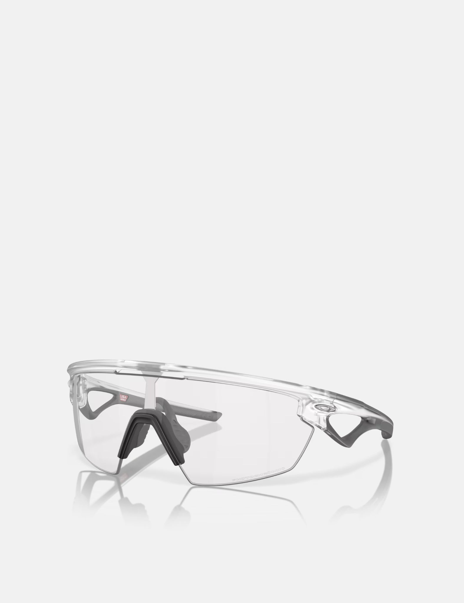 Oakley Sphaera Sunglasses - Matte Clear/Clear Photochromatic