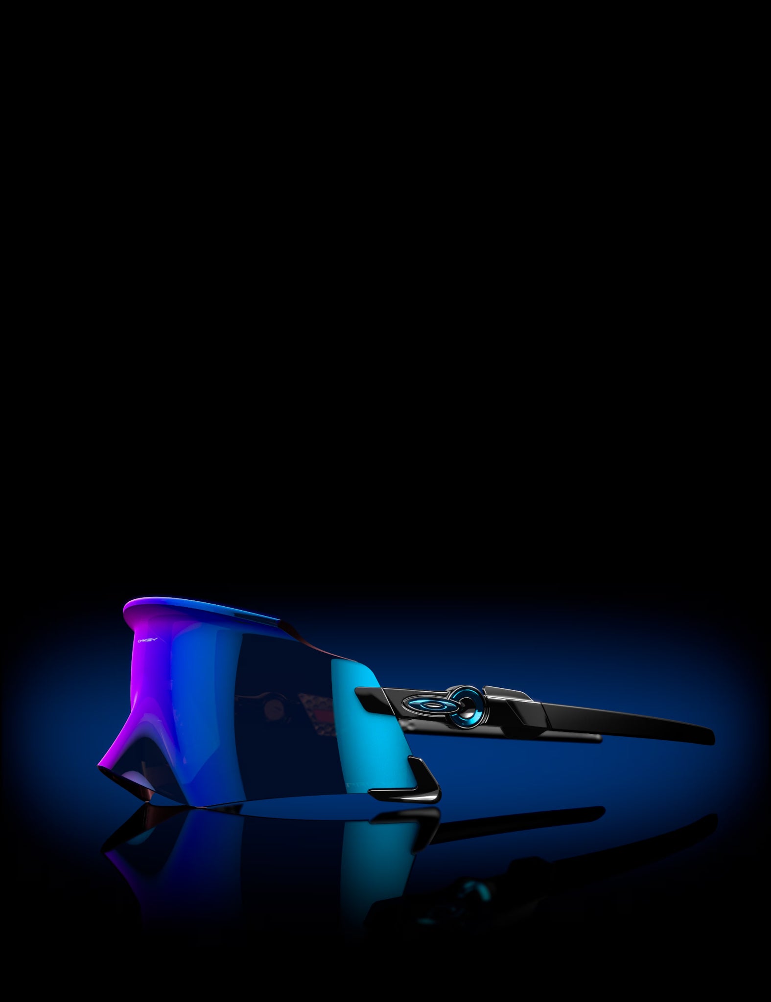 Oakley Oakley Kato Sunglasses - Polished Black/Prizm Sapphire