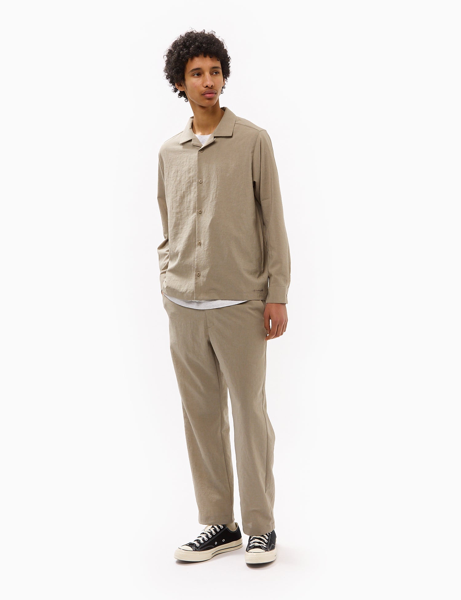 Snow Peak Light Poplin Pants - Chocolate Brown