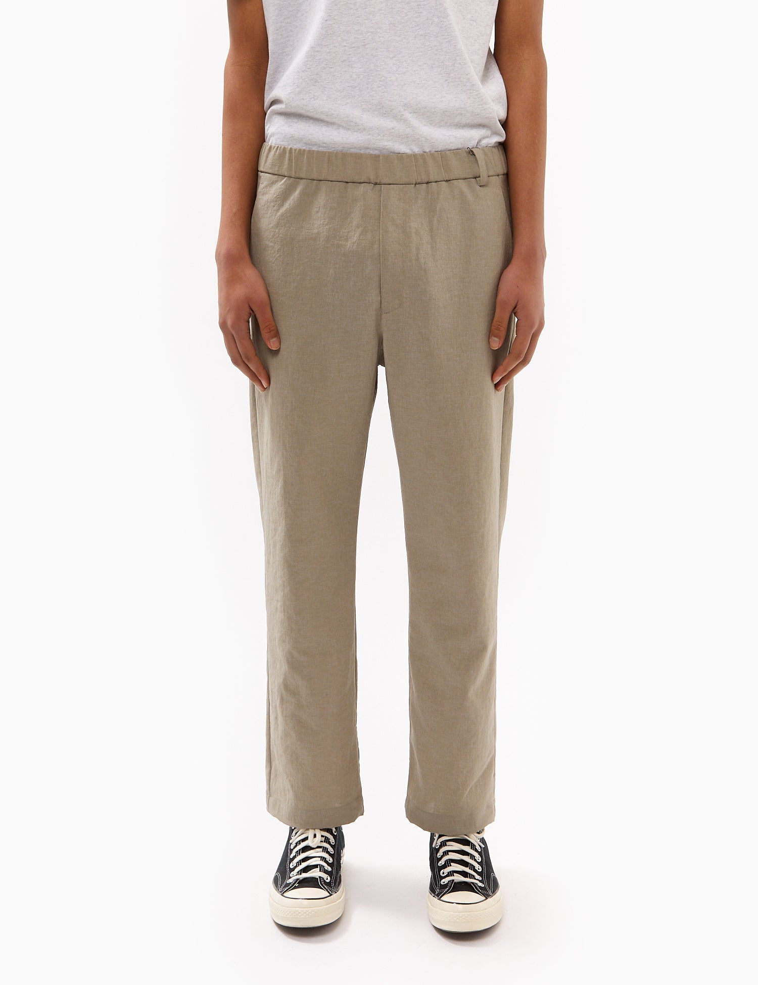 Snow Peak Light Poplin Pants - Chocolate Brown
