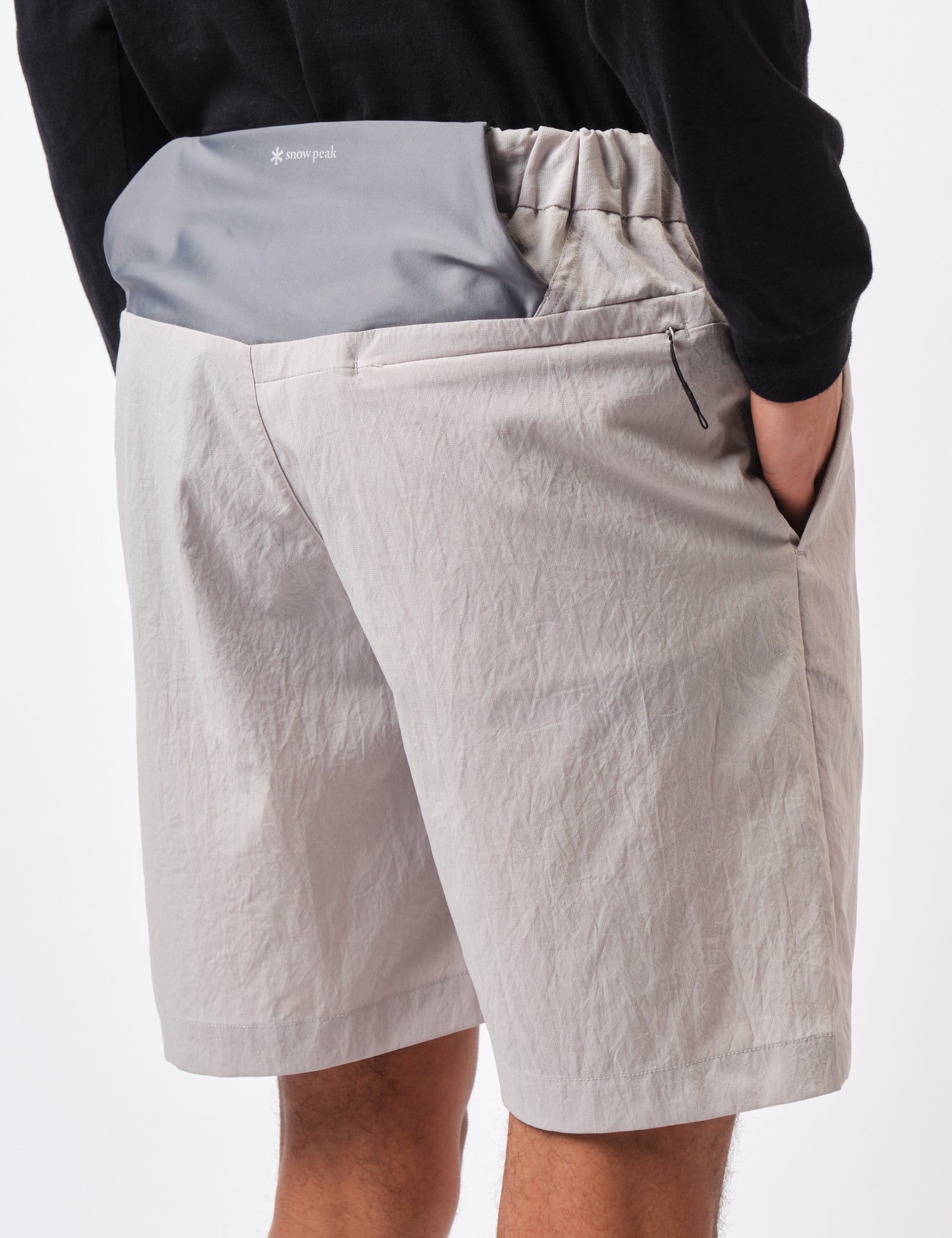 Snow Peak Breathable Quick Dry Active Shorts - Grey