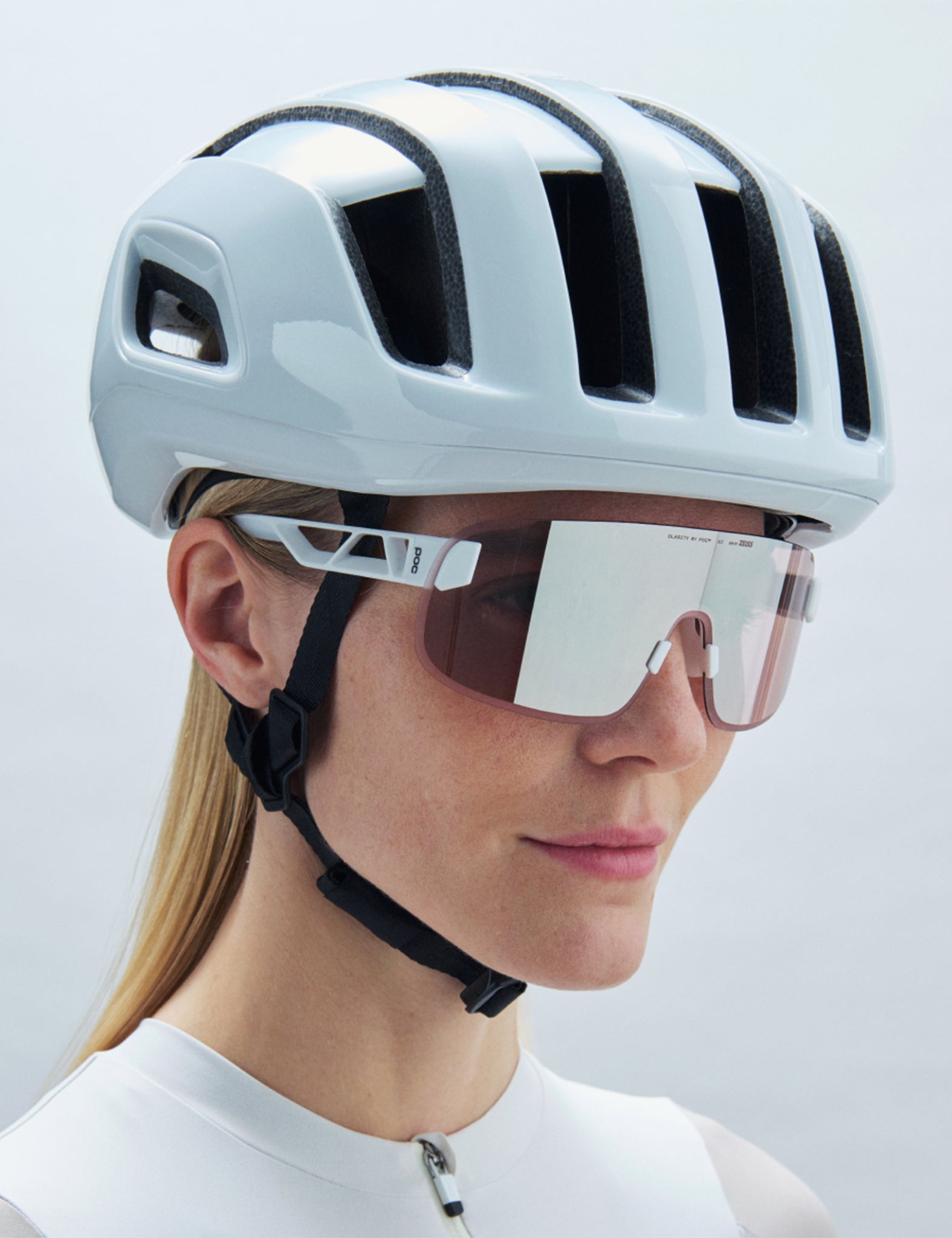 POC Cytal Cycling Helmet - Hydrogen White/Uranium Black Matt