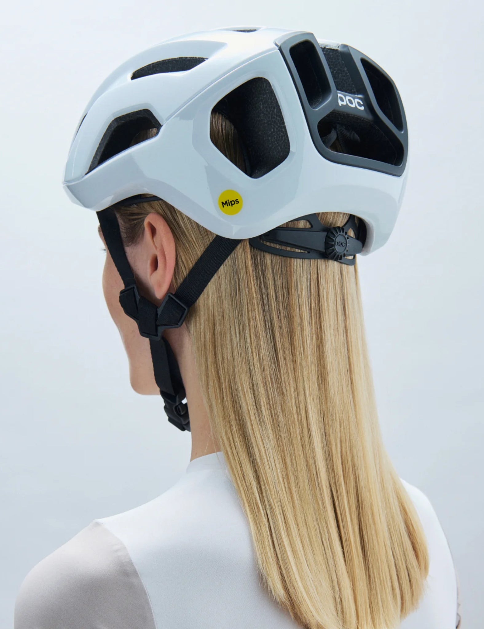 POC Ventral Air MIPS Cycling Helmet - Hydrogen White/Black Matt