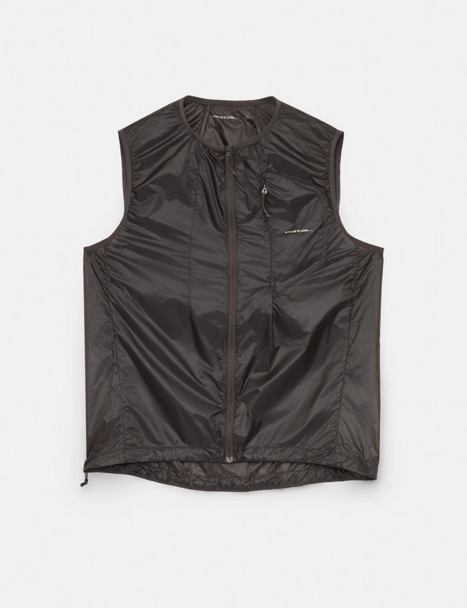 Portal Code Wind Vest - Beluga Grey