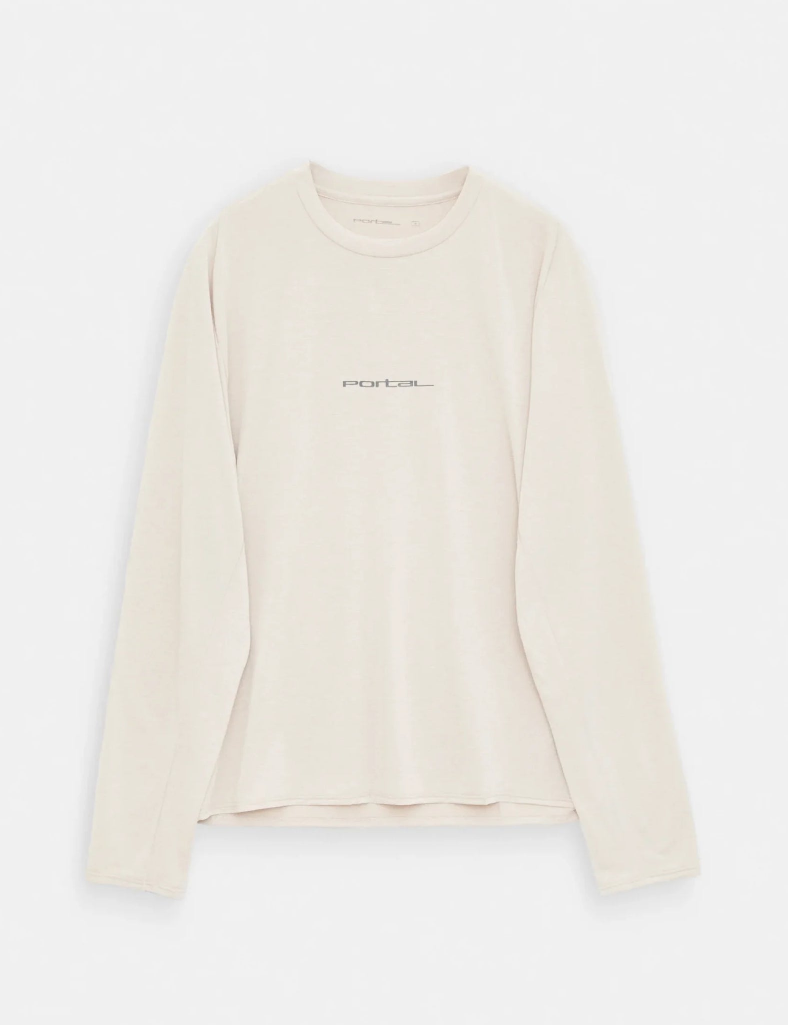 Portal Lateral Peak Long Sleeve T-Shirt - Bone White