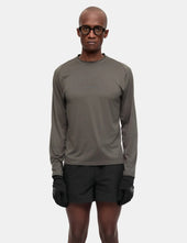 Portal Lateral Peak Long Sleeve T-Shirt - Dark Olive