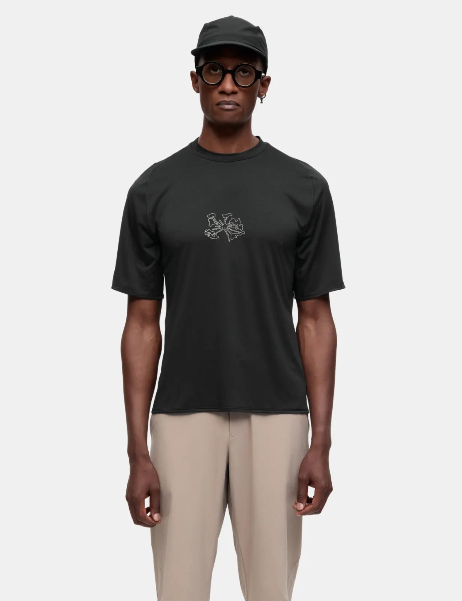Portal Lateral Peak T-Shirt - Black Beauty