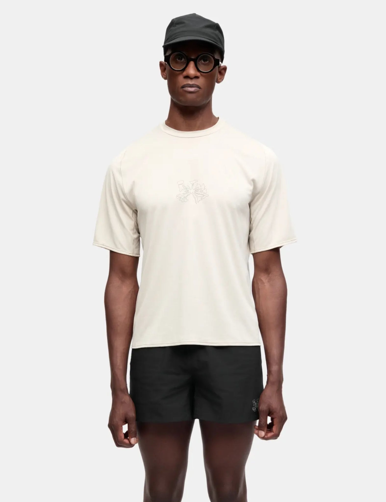Portal Lateral Peak T-Shirt - Bone White