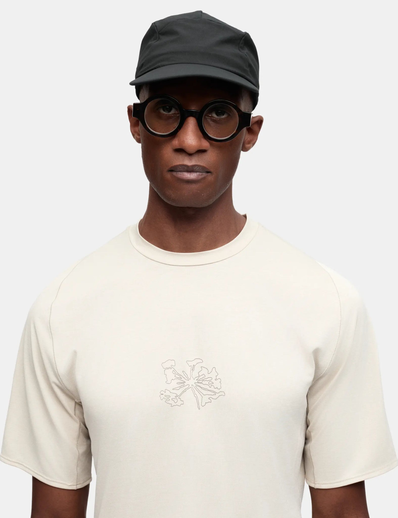 Portal Lateral Peak T-Shirt - Bone White