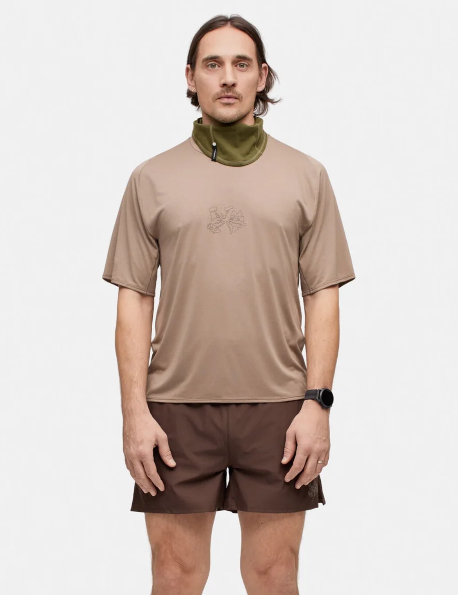 Portal Lateral Peak T-Shirt - Desert Taupe
