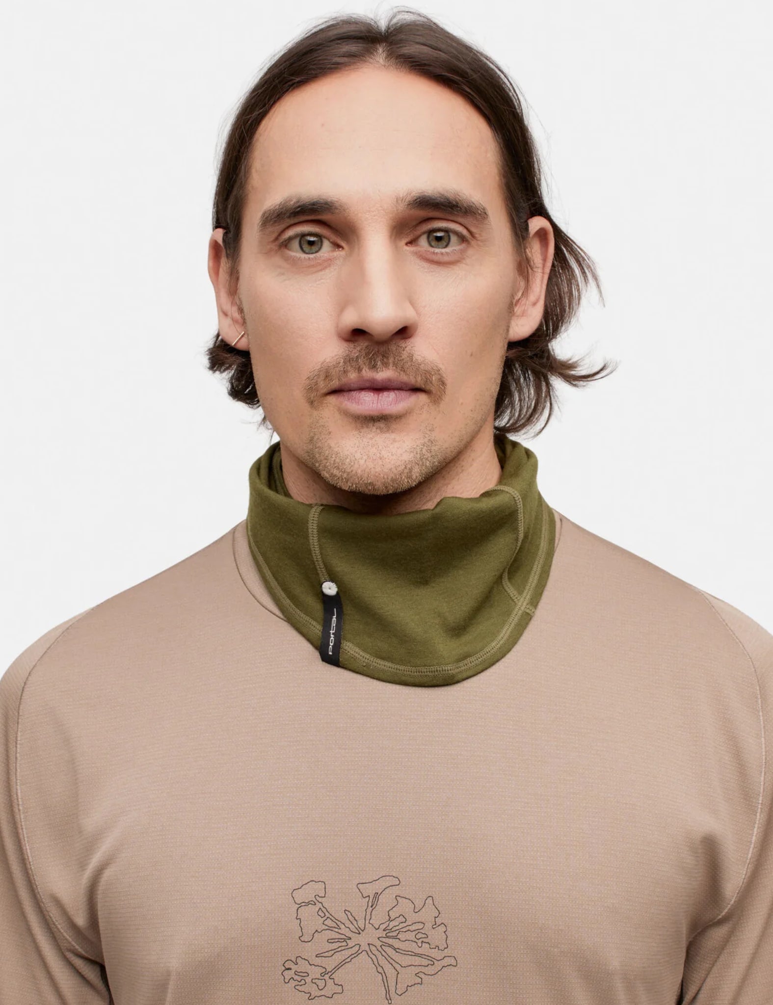Portal Lateral Peak T-Shirt - Desert Taupe