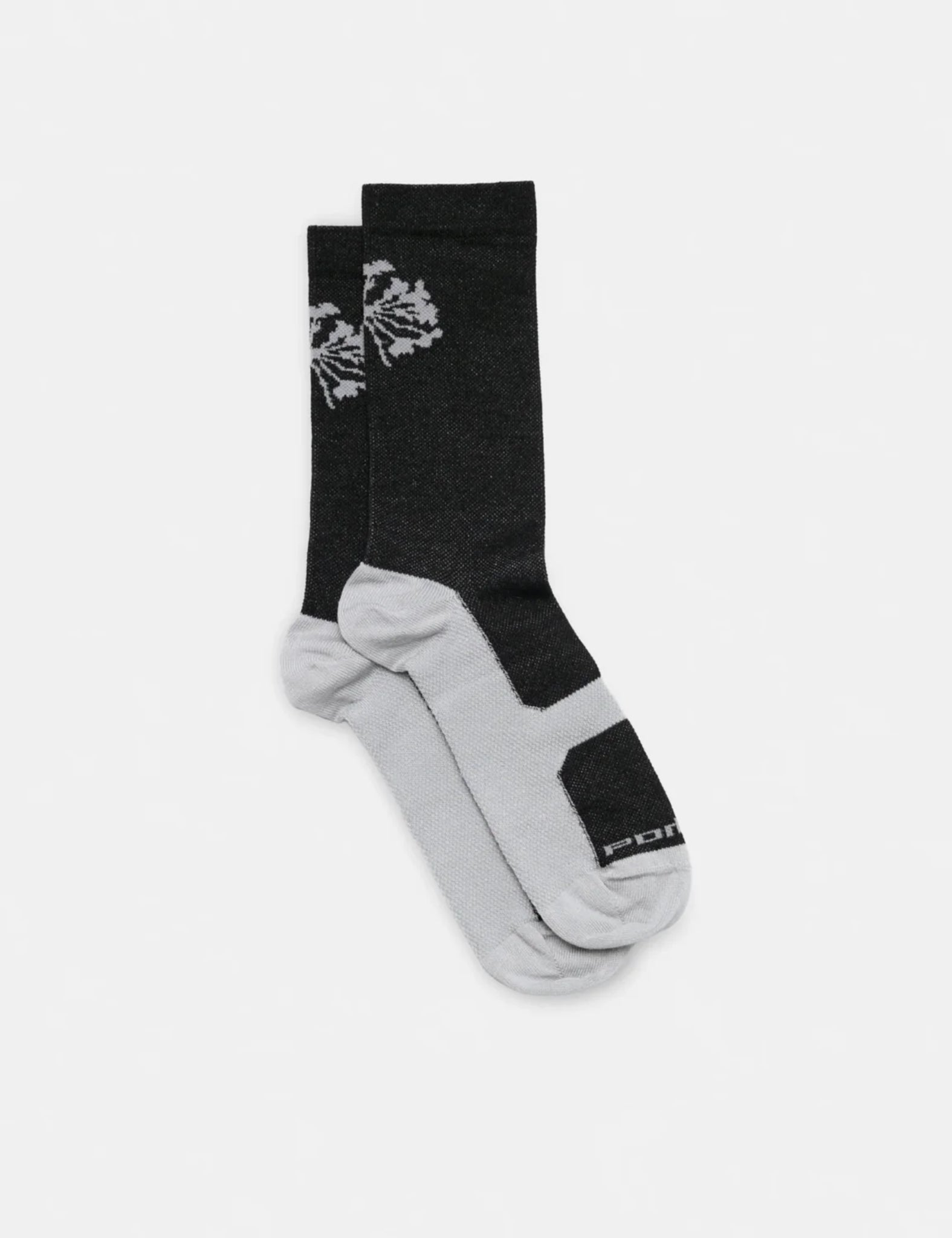 Portal Pattern Active Socks - Black Beauty