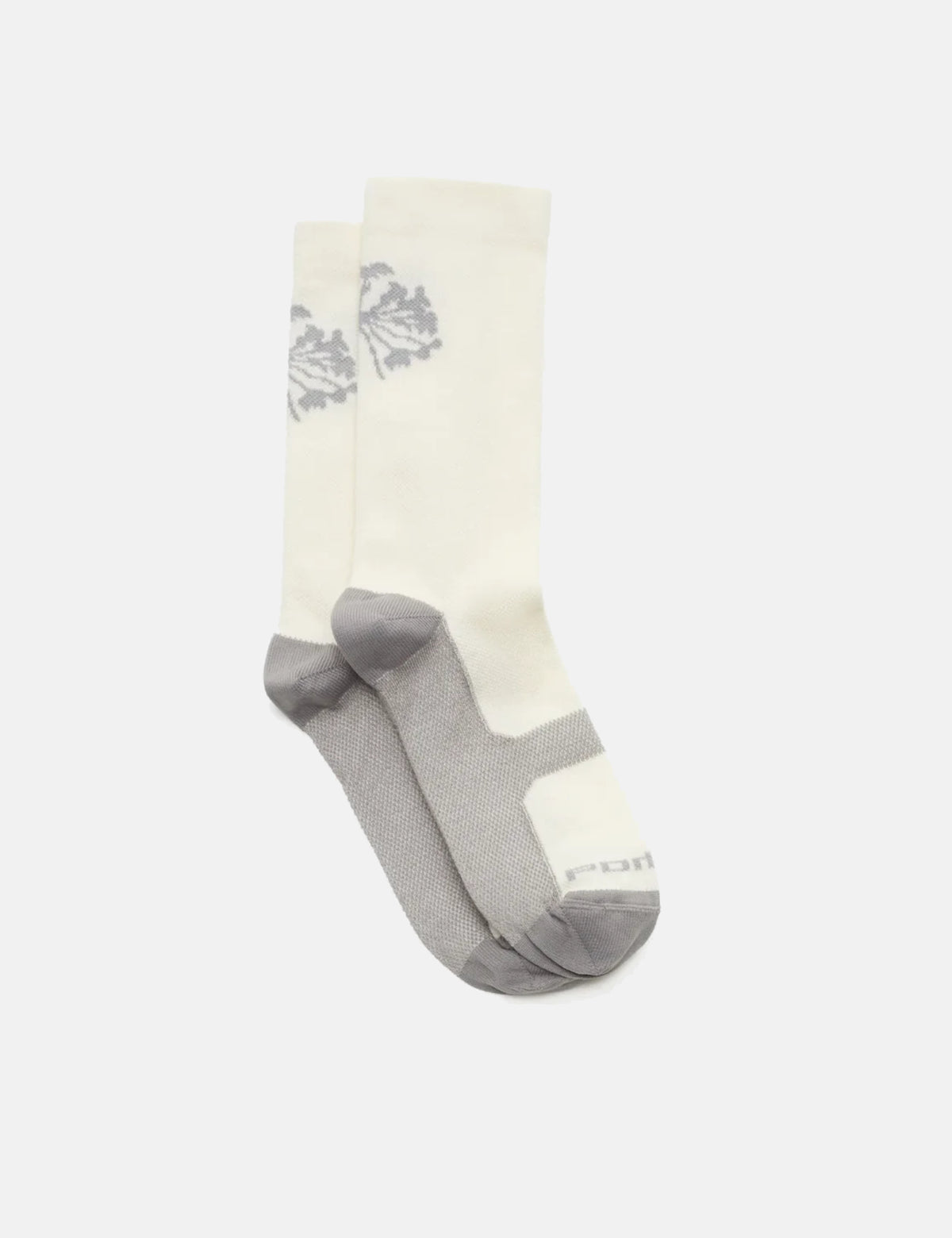 Portal Pattern Active Sock - Bone White