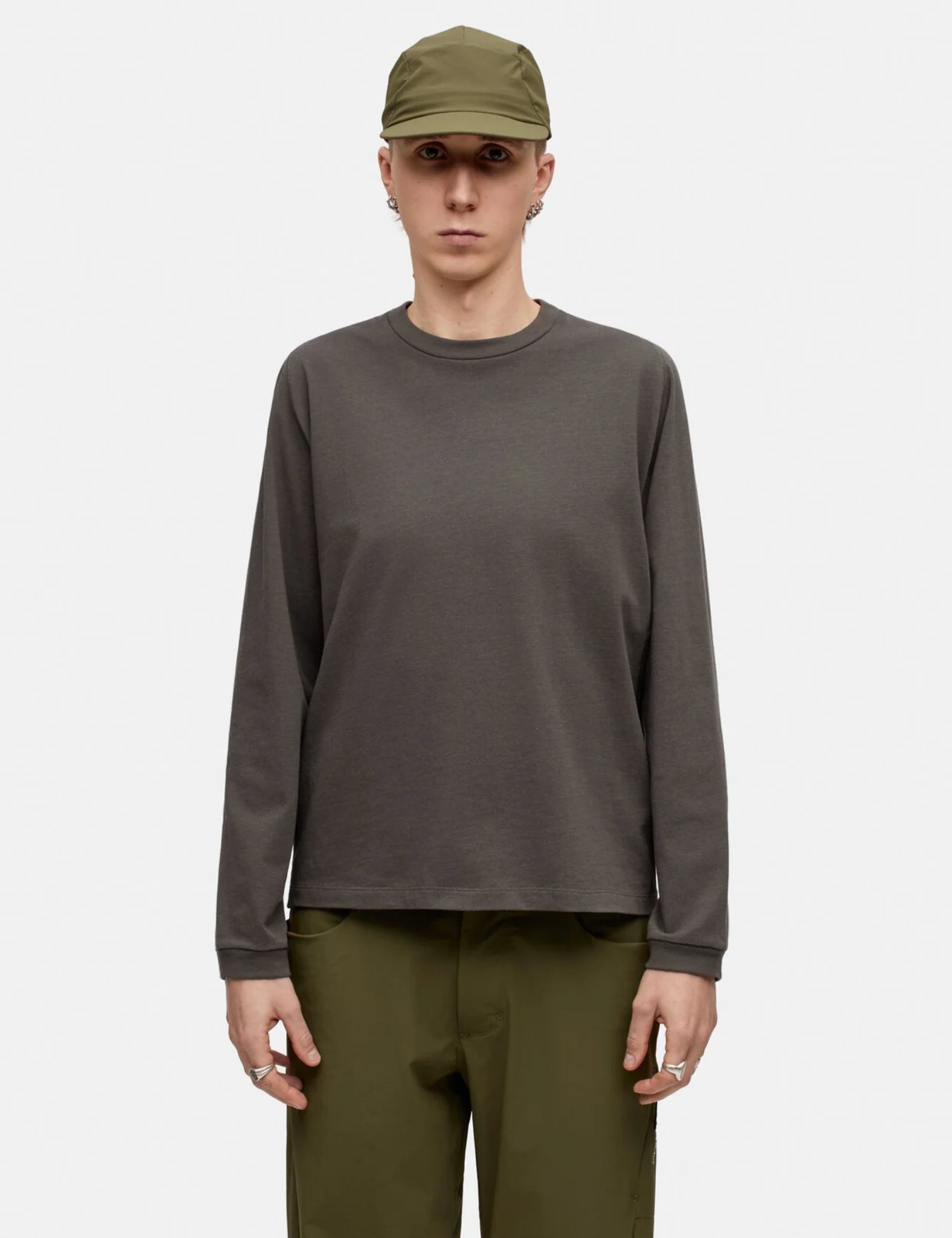 Portal Root Hemp LS T-Shirt - Beluga Grey